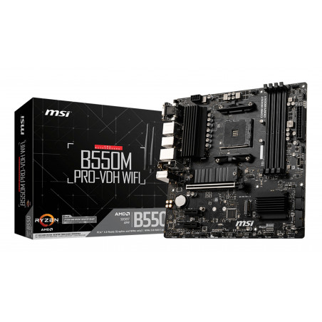 MSI B550M PRO-VDH WIFI Micro-ATX Motherboard