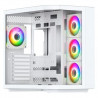 VIDA EDGE White ATX PC Case with 4x ARGB Fans