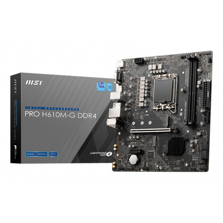 MSI PRO H610M-G DDR4 Micro-ATX Motherboard