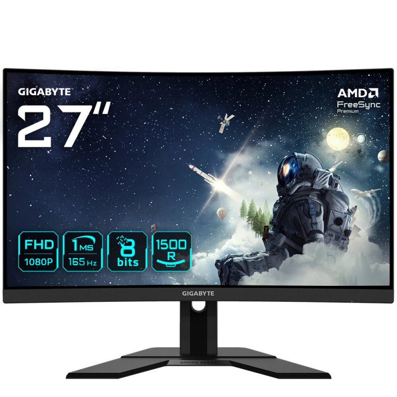GIGABYTE G27FC A-EK 27" VA Curved Monitor