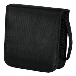 HAMA 00033831 40-Disc Black CD/DVD/Blu-ray Wallet