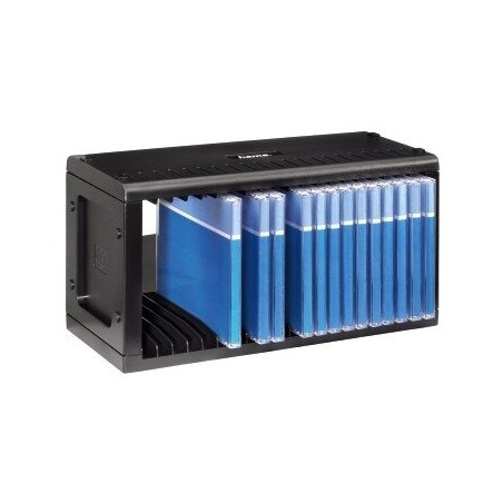 HAMA 00048010 20-Disc Wall-Mountable CD/DVD/Blu-ray Rack