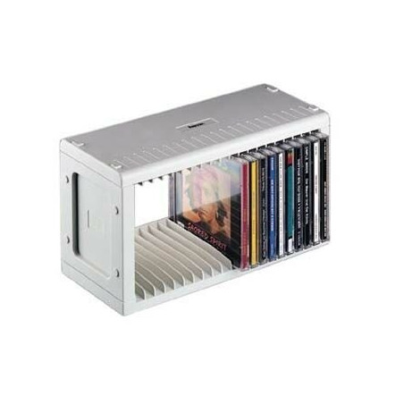 HAMA 00048402 20-Disc Wall-Mountable CD/DVD/Blu-ray Storage Rack