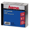 HAMA 00044744 Slim Jewel Cases 5-Pack