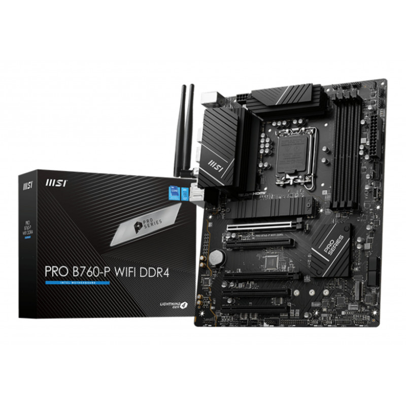 MSI PRO B760-P WIFI DDR4 Motherboard