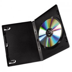 HAMA 00011495 30-Pack Black DVD/Blu-ray Jewel Cases