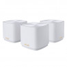 ASUS ZenWiFi XD4 Plus WiFi 6 3-Pack White Mesh System