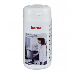 HAMA 00113806 Fleece Screen Cleaning Cloths, 100 Pack