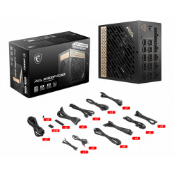 MSI MEG AI1300P 1300W Platinum PCIE5 Power Supply