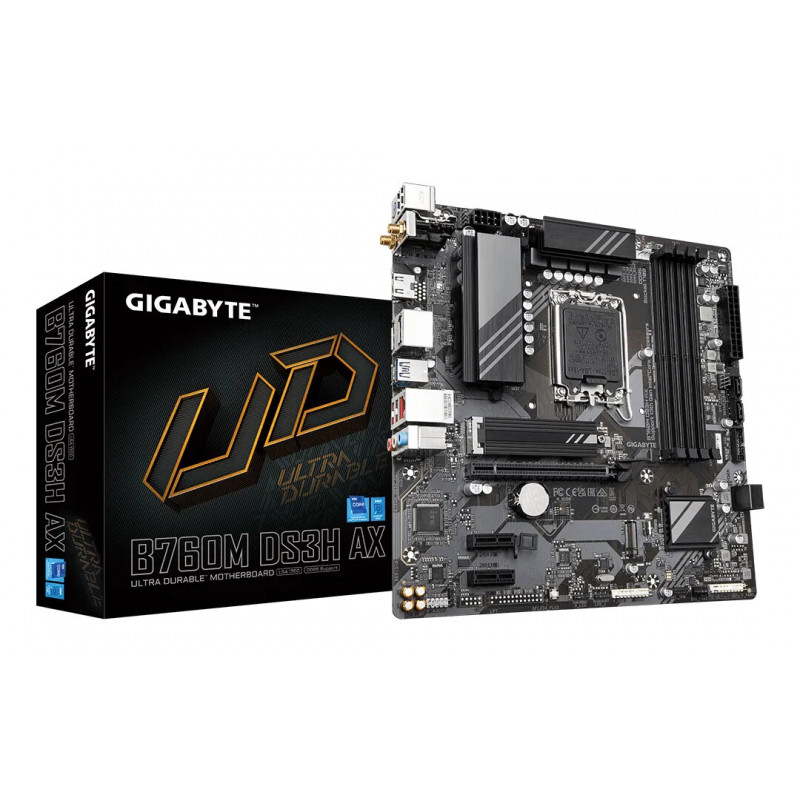 GIGABYTE B760M DS3H AX Micro-ATX Motherboard