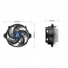 ARCTIC Alpine 23 CO 100W TDP CPU Cooler