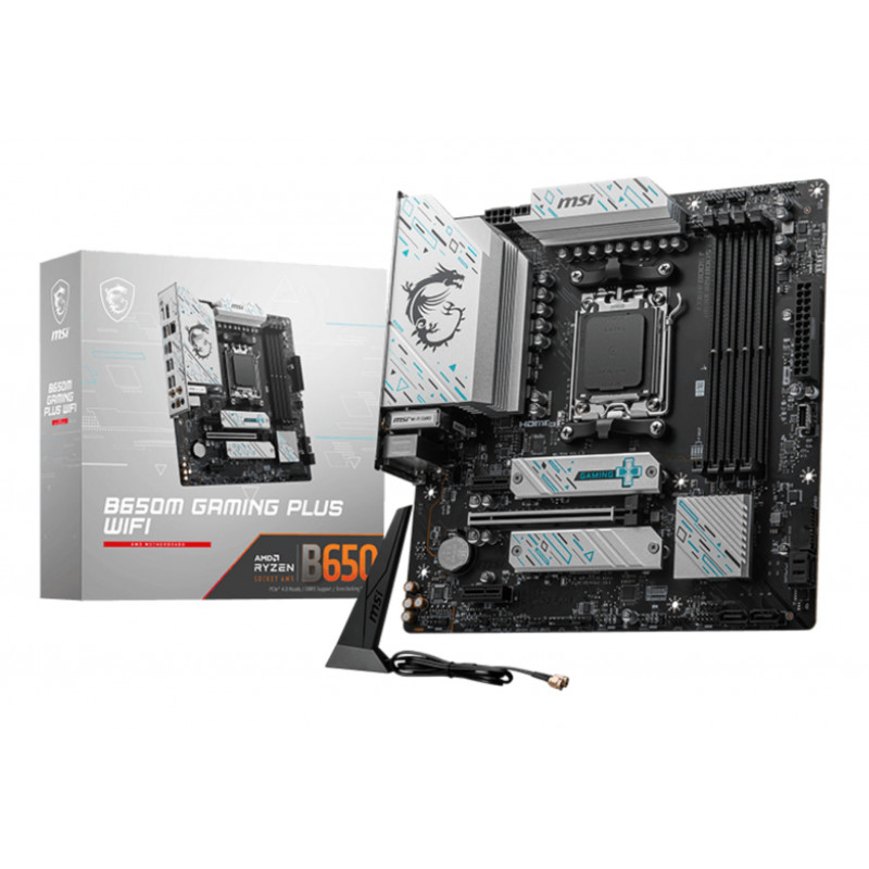 MSI B650M GAMING PLUS WIFI Micro-ATX Motherboard