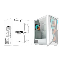 GIGABYTE GB-C301GW V2 Glass Mid Tower Case