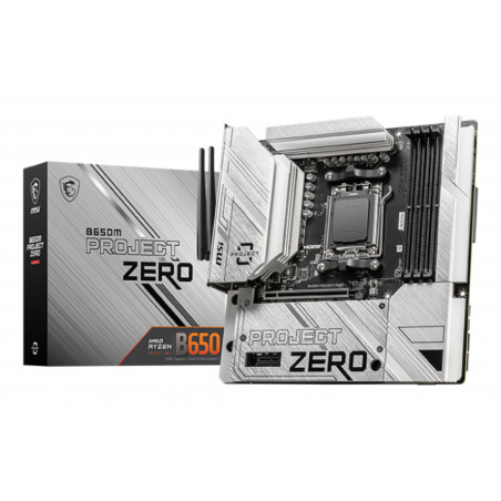 MSI B650M PROJECT ZERO Micro-ATX Motherboard