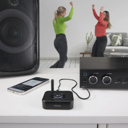HAMA 00205321 Bluetooth Audio Adapter with 3.5mm Jack and microSD Slot