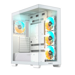 GIGABYTE C500 Panoramic Stealth White PC Case