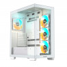 GIGABYTE C500 Panoramic Stealth White PC Case