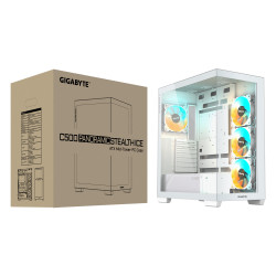 GIGABYTE C500 Panoramic Stealth White PC Case