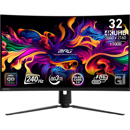 MSI MPG 321CURX QD-OLED 31.5" Curved Monitor