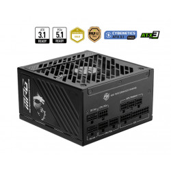 MSI MPG A1250GS PCIE5 1250W Gold Power Supply