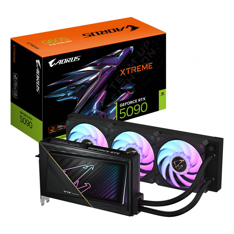 GIGABYTE AORUS RTX 5090 32GB Xtreme Waterforce Graphics Card