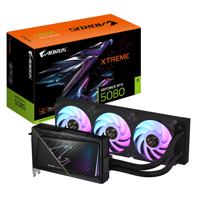 GIGABYTE AORUS RTX 5080 16GB Xtreme Waterforce Graphics Card GIGABYTE AORUS RTX 5080 16GB Xtreme Waterforce Graphics Card