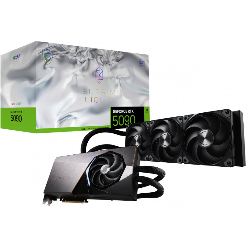 MSI GeForce RTX 5090 SUPRIM LIQUID 32GB Graphics Card
