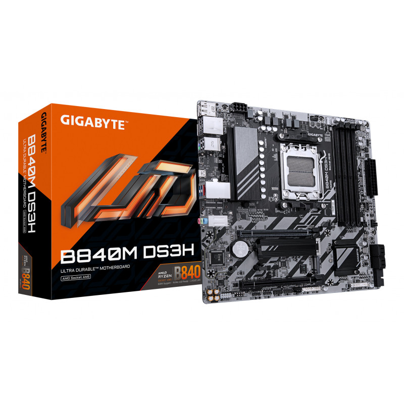 GIGABYTE B840M DS3H Micro-ATX Motherboard