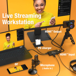 J5CREATE JVA01-N USB Video Capture Hub