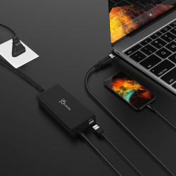 J5CREATE JUP2290C-FN 100W USB-C Power Delivery Charger
