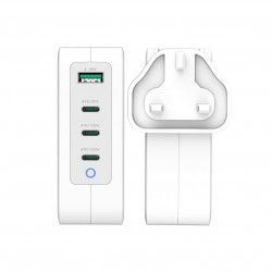 J5CREATE JUP43130F-FN 130W GAN USB-C 4-Port Charger