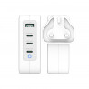 J5CREATE JUP43130F-FN 130W GAN USB-C 4-Port Charger