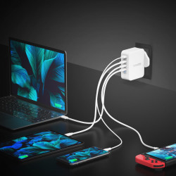 J5CREATE JUP43130F-FN 130W GAN USB-C 4-Port Charger