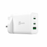 J5CREATE JUP3365F-FN 65W GAN 3-Port USB-C Charger
