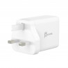 J5CREATE JUP3365F-FN 65W GAN 3-Port USB-C Charger