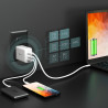 J5CREATE JUP3365F-FN 65W GAN 3-Port USB-C Charger