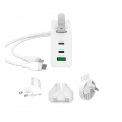 J5CREATE JUP3565CV-N 65W GAN USB-C 3-Port Travel Charger