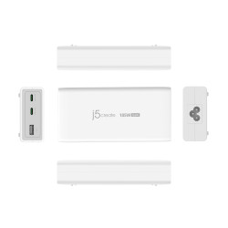 J5CREATE JUP37185W 185W GAN PD 3.1 USB-C 3-Port Charger