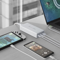 J5CREATE JUP37185W 185W GAN PD 3.1 USB-C 3-Port Charger