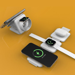 J5CREATE JUPW3215W-N 3-in-1 Wireless Charger