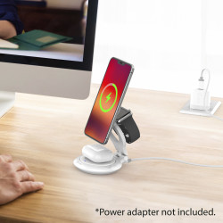 J5CREATE JUPW3415-N 3-in-1 Wireless Charger