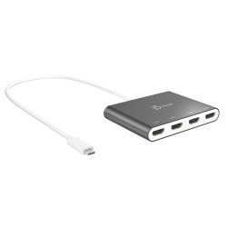 J5CREATE JCA366-N USB-C to 4-Port HDMI Adapter
