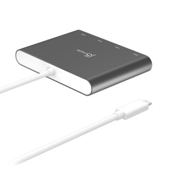 J5CREATE JCA366-N USB-C to 4-Port HDMI Adapter