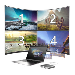 J5CREATE JCA366-N USB-C to 4-Port HDMI Adapter