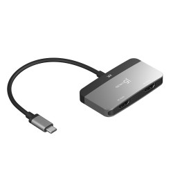 J5CREATE JCA465-N USB-C to Dual HDMI Adapter