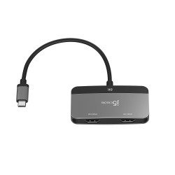 J5CREATE JCA465-N USB-C to Dual HDMI Adapter