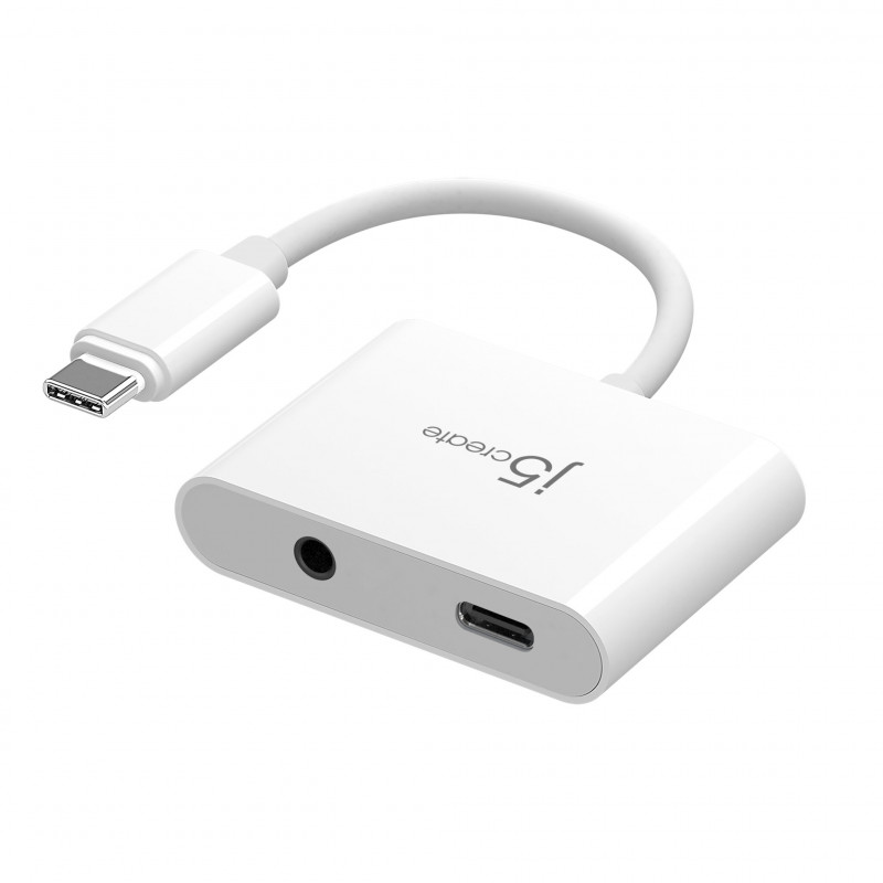 J5CREATE JCA122-N USB-C to 3.5mm Audio Adapter