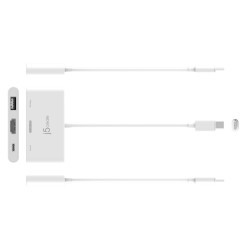 J5CREATE JCA399-N USB-C to HDMI 4K 144Hz USB 100W Adapter