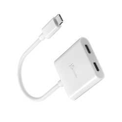 J5CREATE JCA164-N USB-C to Dual USB-C with Video Hub