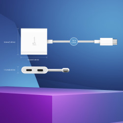 J5CREATE JCA164-N USB-C to Dual USB-C with Video Hub
